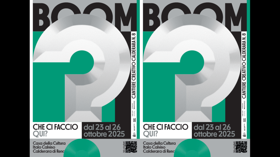 Il manifesto dell'8° edizione di BOOM, di Atelier Tatanka